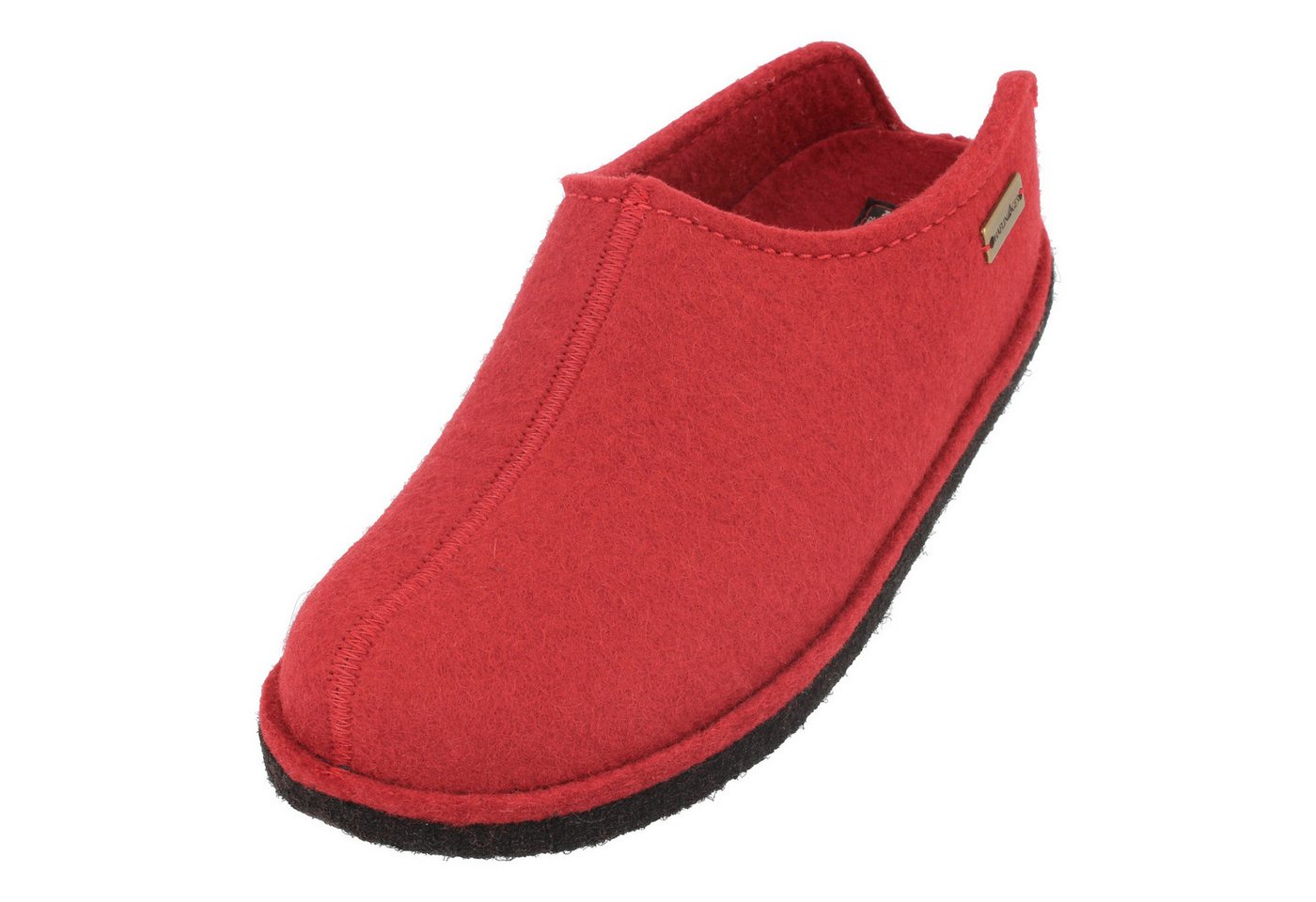 Haflinger Flair Smily Filzpantoffeln aus Wollfilz Hausschuh Unisex Hausschuh